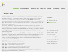 Tablet Screenshot of jifa.ro